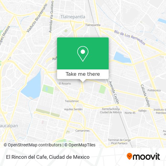 El Rincon del Cafe map