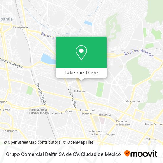 Grupo Comercial Delfin SA de CV map