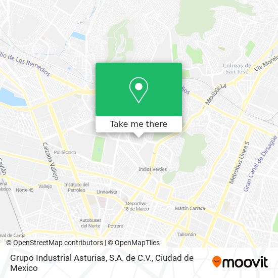 Grupo Industrial Asturias, S.A. de C.V. map