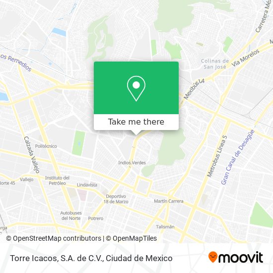 Torre Icacos, S.A. de C.V. map