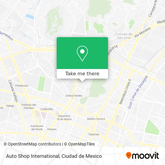 Auto Shop International map