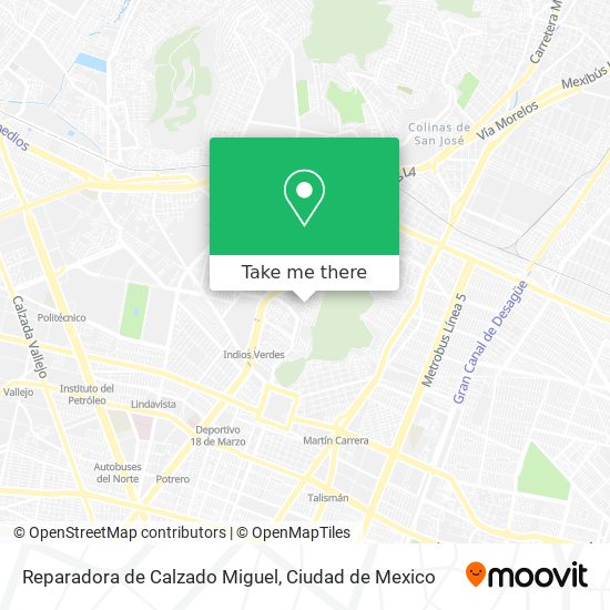 Reparadora de Calzado Miguel map