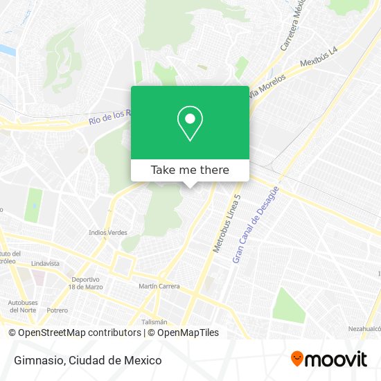 Gimnasio map