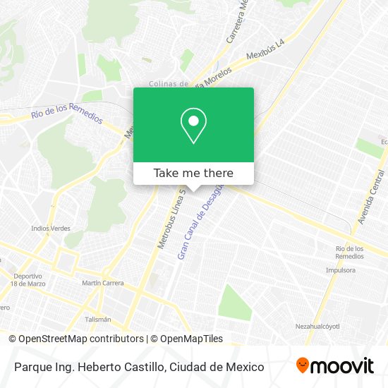 Parque Ing. Heberto Castillo map