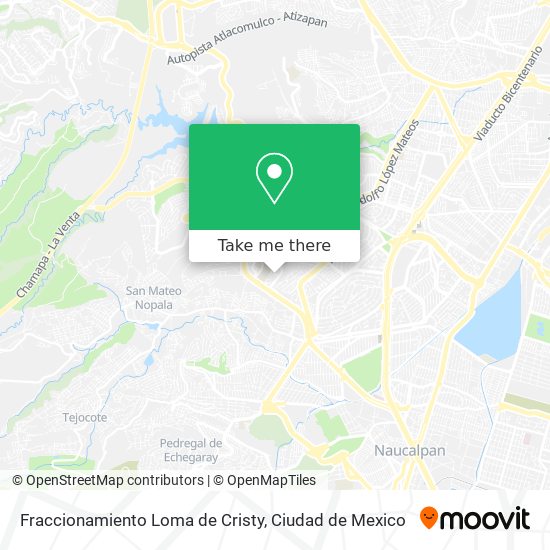 Mapa de Fraccionamiento Loma de Cristy