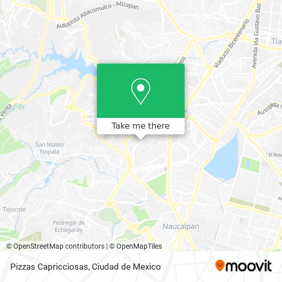 Pizzas Capricciosas map