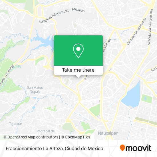 Fraccionamiento La Alteza map