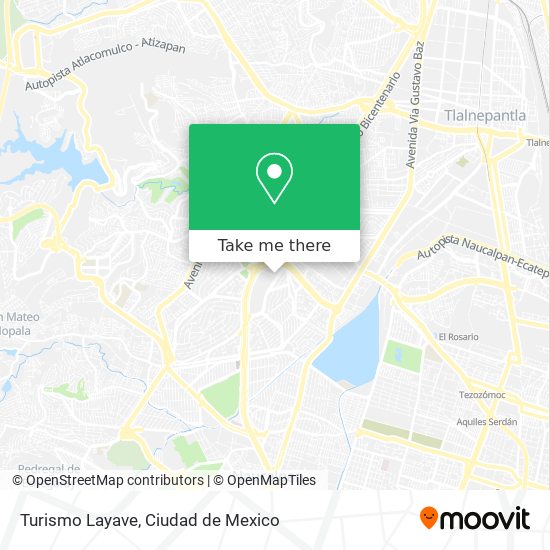 Turismo Layave map