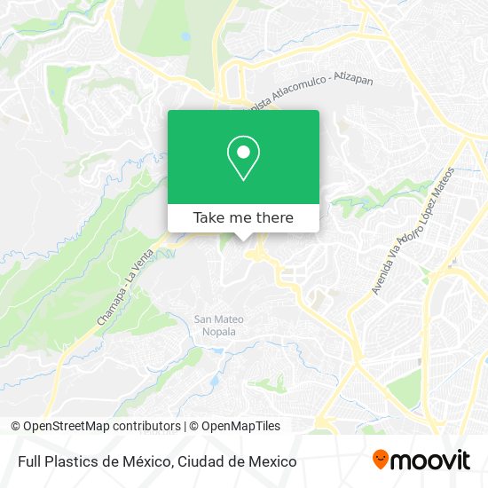 Mapa de Full Plastics de México