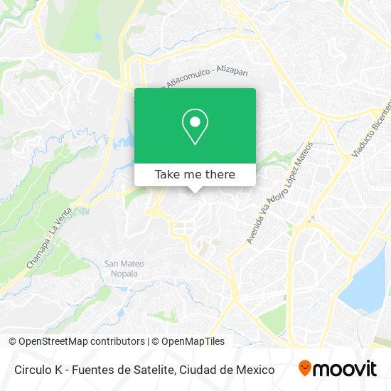 Circulo K - Fuentes de Satelite map