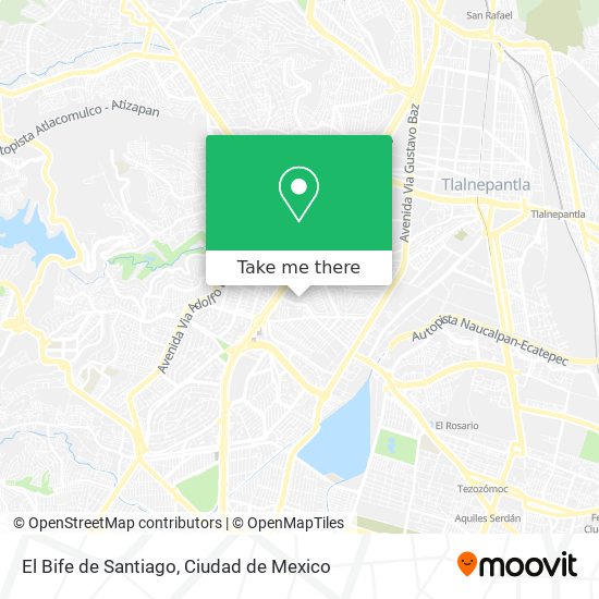 Mapa de El Bife de Santiago