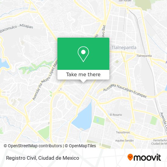 Registro Civil map