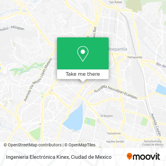 Ingenieria Electrónica Kinex map