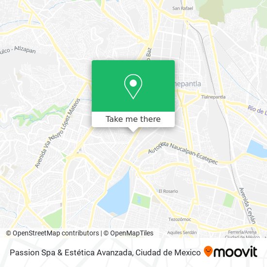 Passion Spa & Estética Avanzada map