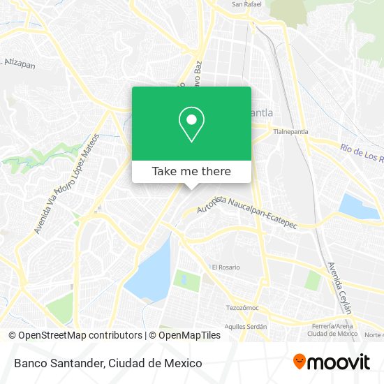 Mapa de Banco Santander