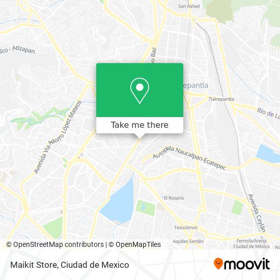 Mapa de Maikit Store