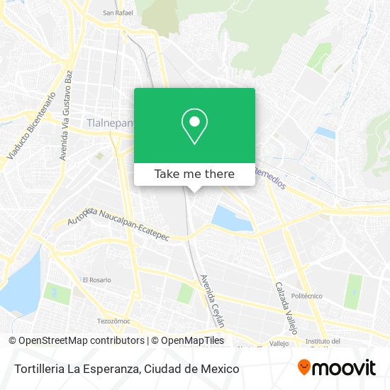 Mapa de Tortilleria La Esperanza