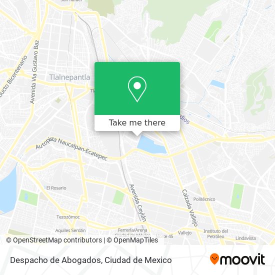 Despacho de Abogados map