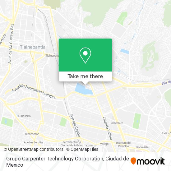 Grupo Carpenter Technology Corporation map