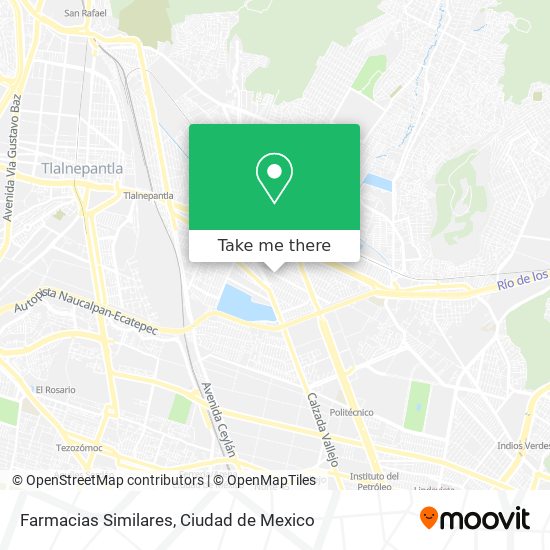 Mapa de Farmacias Similares