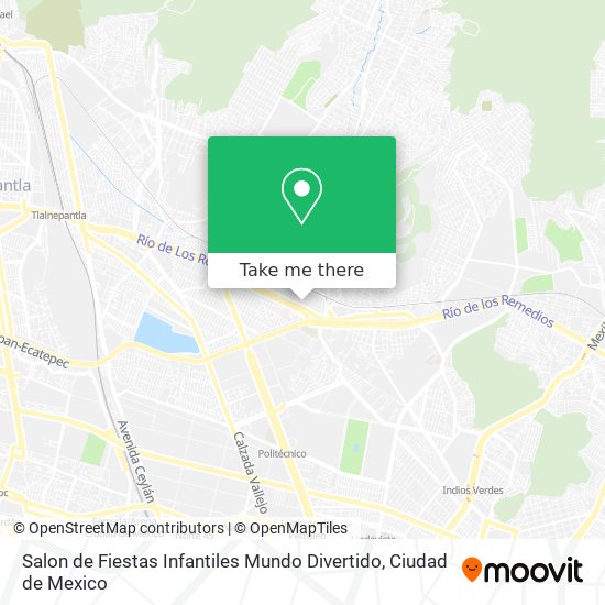 Salon de Fiestas Infantiles Mundo Divertido map