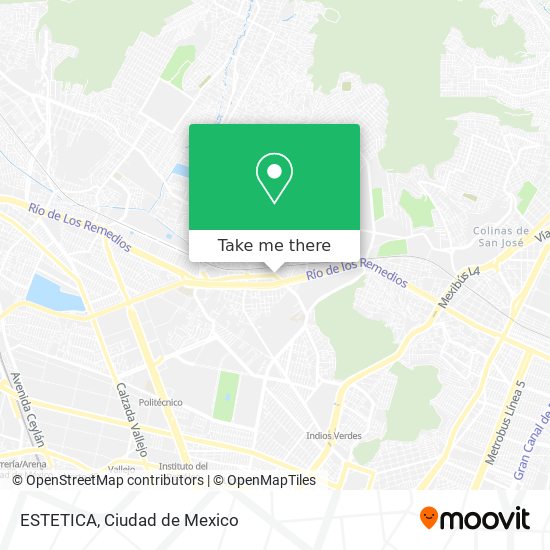 ESTETICA map