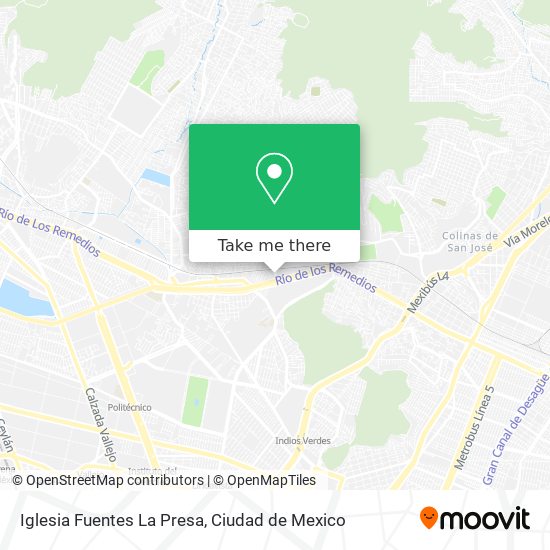 Iglesia Fuentes La Presa map