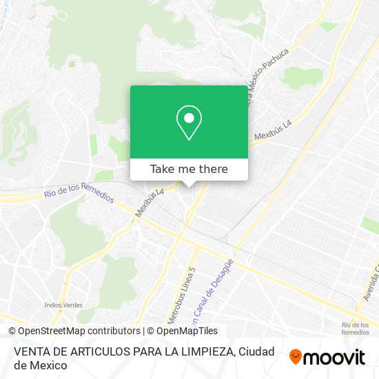 VENTA DE ARTICULOS PARA LA LIMPIEZA map