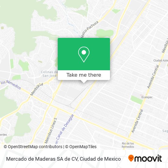 Mapa de Mercado de Maderas SA de CV