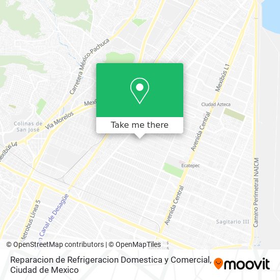 Reparacion de Refrigeracion Domestica y Comercial map