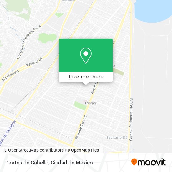Cortes de Cabello map