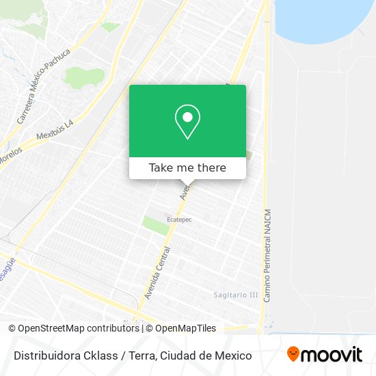 Distribuidora Cklass / Terra map