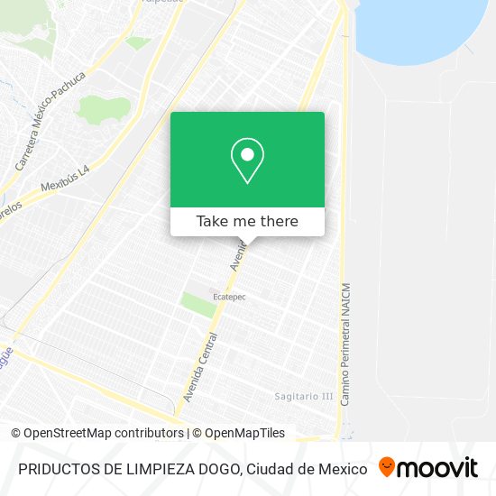 PRIDUCTOS DE LIMPIEZA DOGO map