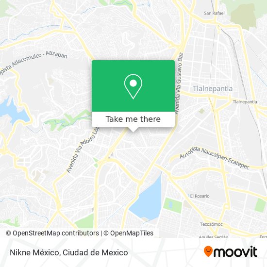 Nikne México map