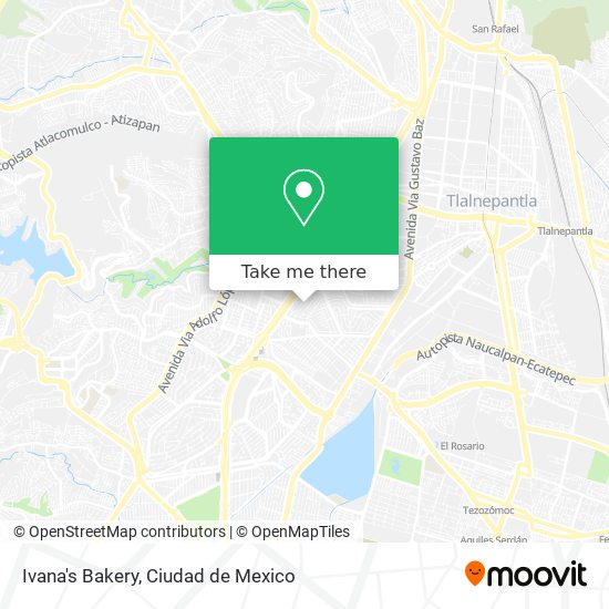 Ivana's Bakery map