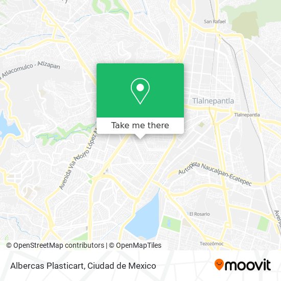 Albercas Plasticart map