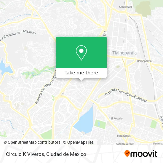 Mapa de Circulo K Viveros
