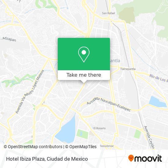 Mapa de Hotel Ibiza Plaza