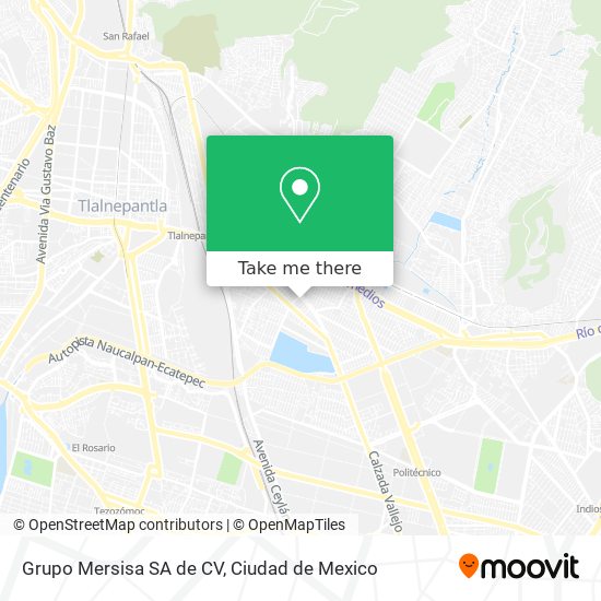Grupo Mersisa SA de CV map