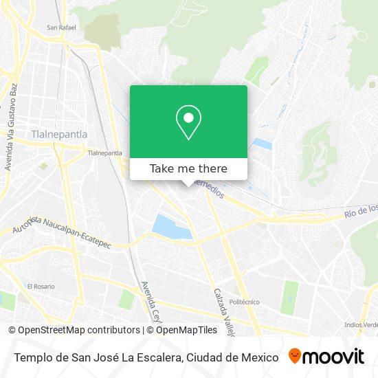 Mapa de Templo de San José La Escalera