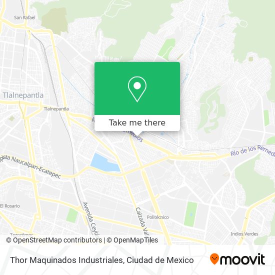 Thor Maquinados Industriales map