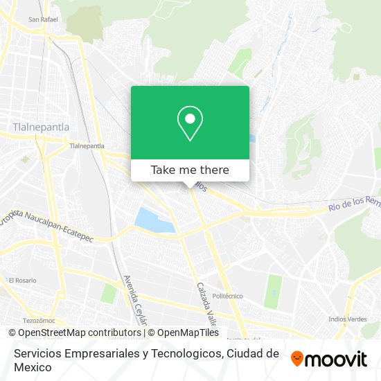 Servicios Empresariales y Tecnologicos map