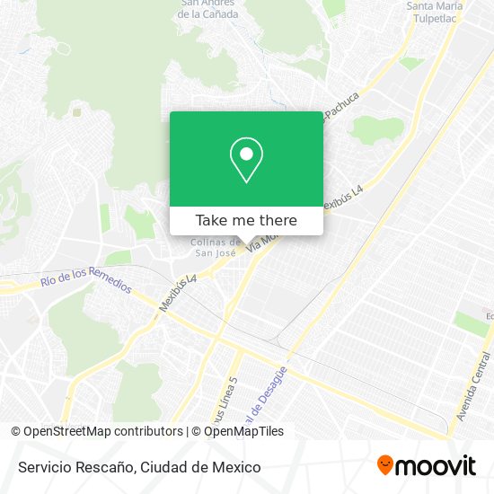 Mapa de Servicio Rescaño