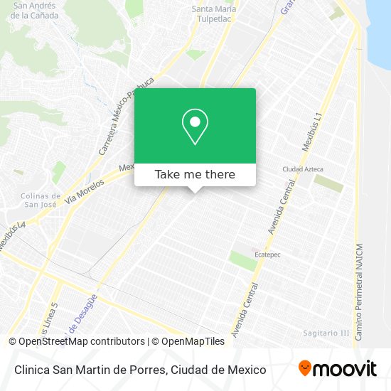 Clinica San Martin de Porres map