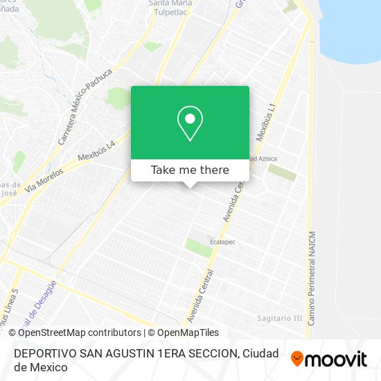 Mapa de DEPORTIVO SAN AGUSTIN 1ERA SECCION