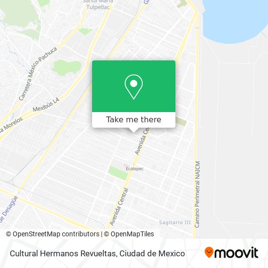 Cultural Hermanos Revueltas map