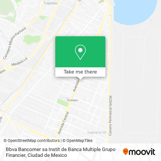 Mapa de Bbva Bancomer sa Instit de Banca Multiple Grupo Financier