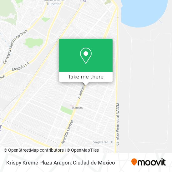 Krispy Kreme Plaza Aragón map