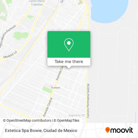 Mapa de Estetica Spa Bowie