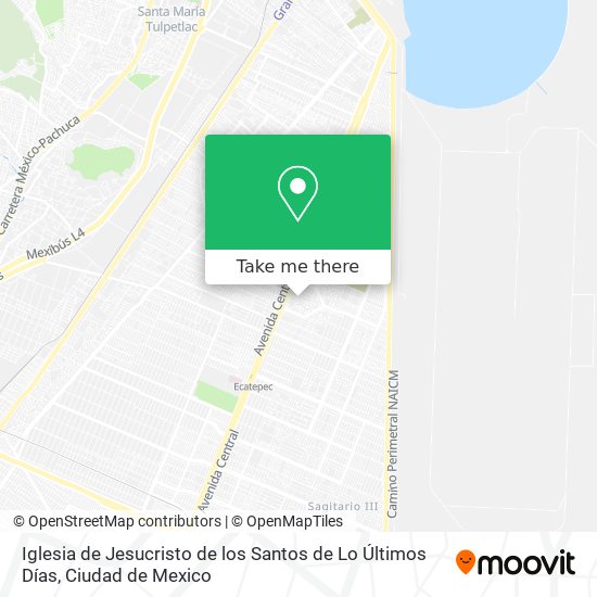 Mapa de Iglesia de Jesucristo de los Santos de Lo Últimos Días